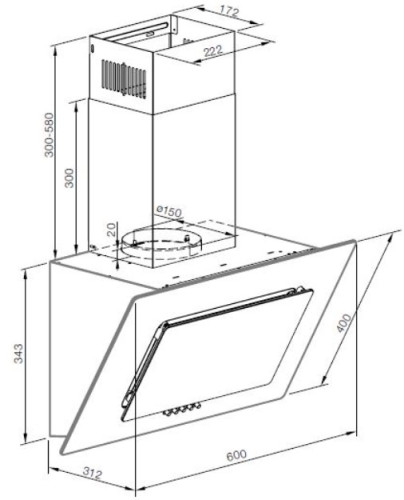 Вытяжка Graude (Грауде) DHE 60.1 C