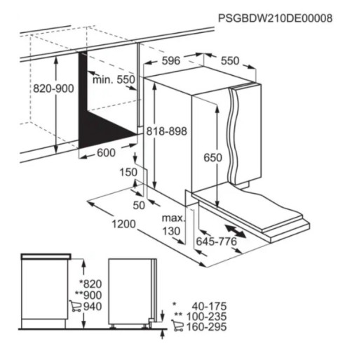 Встраиваемая посудомоечная машина AEG (АЕГ) FSS5261XZ