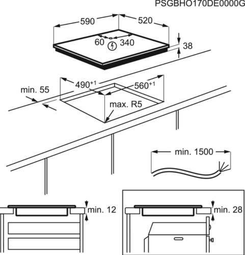 Электрическая варочная панель Electrolux (Электролюкс) CPE 644 RCC