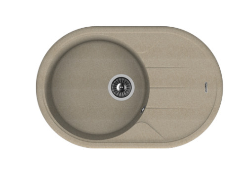 Кухонная мойка Florentina (Флорентина) Лотос 780, песочный