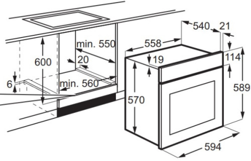 Электрический духовой шкаф Electrolux (Электролюкс) EOD5C70BX