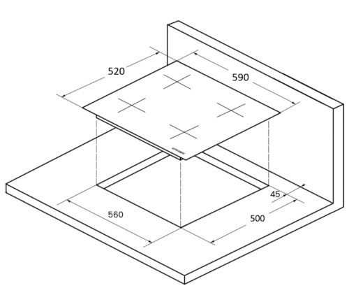 Индукционная варочная панель Kuppersberg (Купперсберг) ICS 604 W