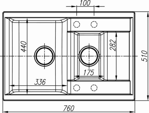 Кухонная мойка Dr.Gans (Доктор Ганс) Астра 620К, дюна