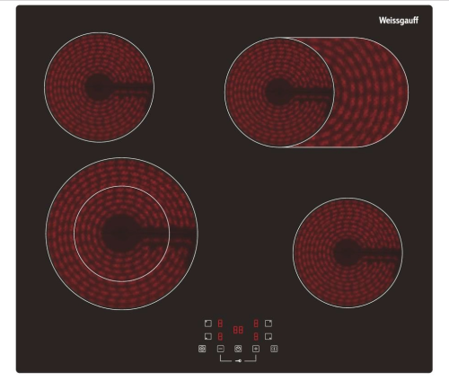 Электрическая варочная панель Weissgauff (Вайсгауф) HVF 642 B