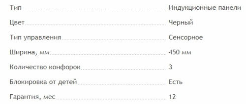 Индукционная варочная панель MAUNFELD (Маунфилд) EVI.453-BK