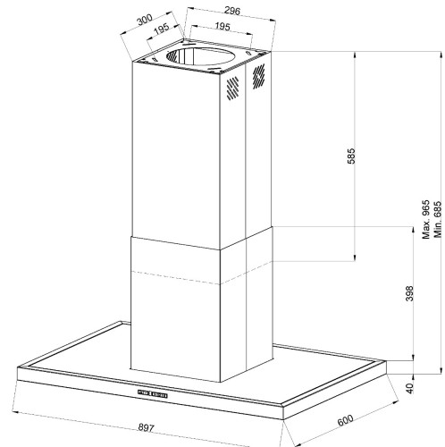 Вытяжка Kuppersberg (Купперсберг) DUDL 4 LX