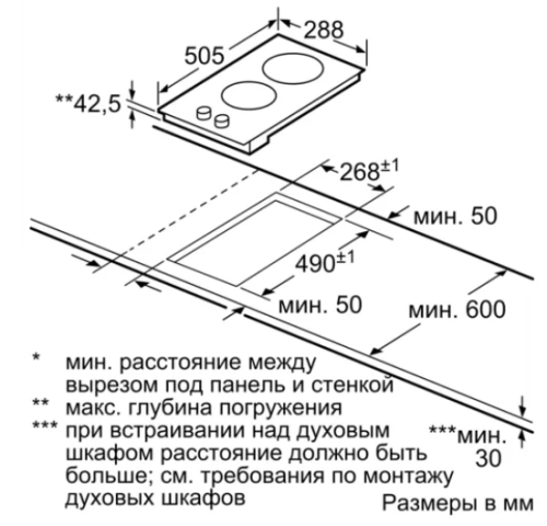 Электрическая варочная панель Bosch (Бош) PKE345CA2E
