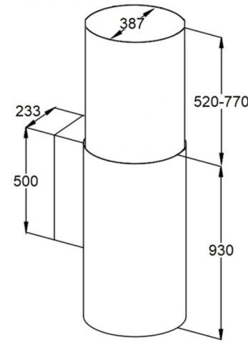 Вытяжка MAUNFELD (Маунфилд) Lee Wall 39 Long белый