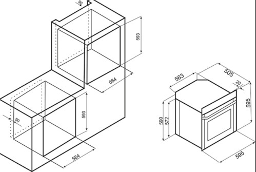 Электрический духовой шкаф EXITEQ (Экзитег) EXO-203