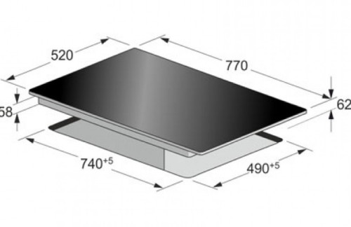 Индукционная варочная панель Kaiser (Кайзер) KCT 7795 FI ElfEm