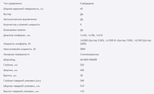 Индукционная варочная панель HOMSair (ХОМСэйр) HIC43SWH