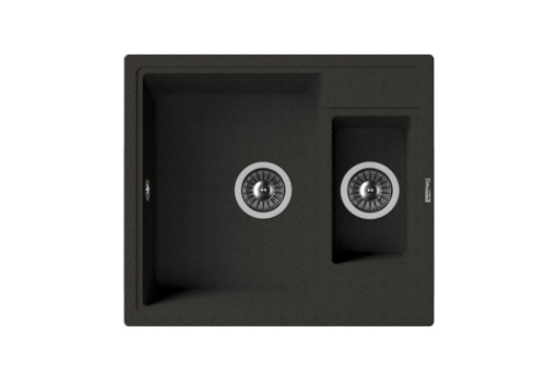 Кухонная мойка Florentina (Флорентина) Липси 580К, черный