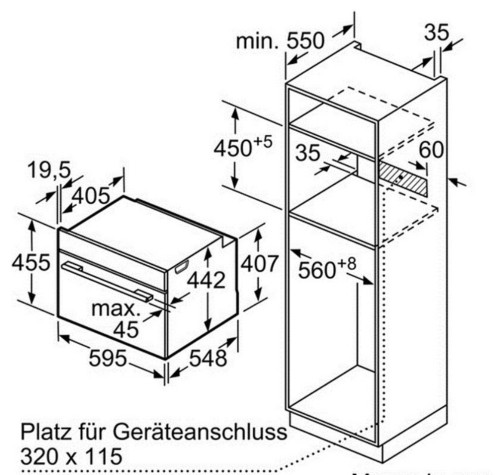 Электрический духовой шкаф Bosch (Бош) CMG 633 BB1