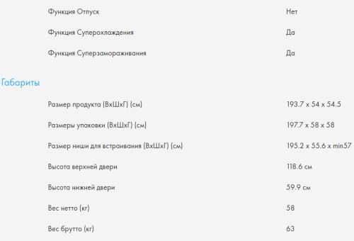 Встаиваемый холодильник Haier (Хайер) HRF310WBRU