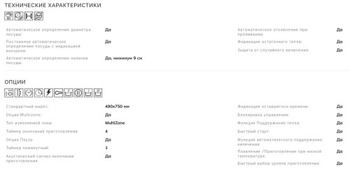 Индукционная варочная панель Smeg (Смег) HOBD682D2