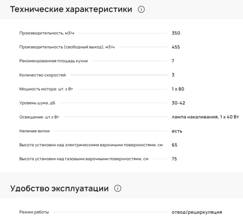 Вытяжка Krona (Крона) Ermina 500 black pb