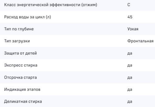 Стиральная машина MAUNFELD (Маунфилд) MFWM127WH052