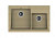 Кухонная мойка Florentina (Флорентина) Касси 780, бежевый