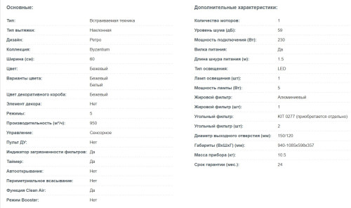 Вытяжка Korting (Кёртинг) KHC 69059 RGB