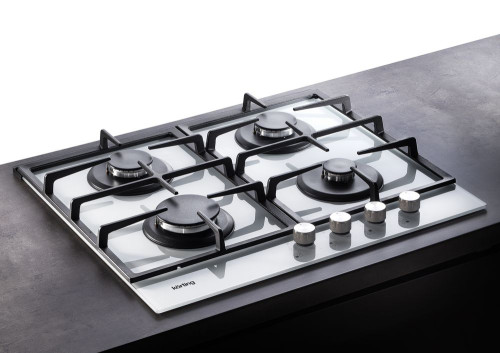 Газовая варочная панель Korting (Кёртинг) HGG 660 CW белого цвета