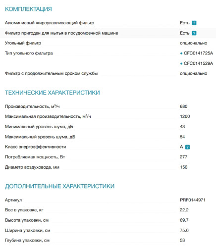 Вытяжка Elica (Элика) THIN IX/A/70