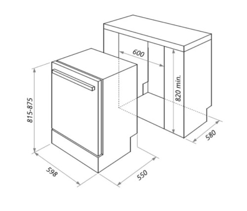 Встраиваемая посудомоечная машина MAUNFELD (Маунфилд) MLP-12I