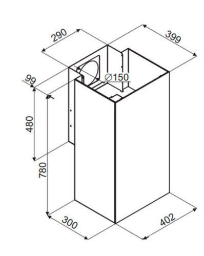 Вытяжка MAUNFELD (Маунфилд) Bath Plus 402 медный