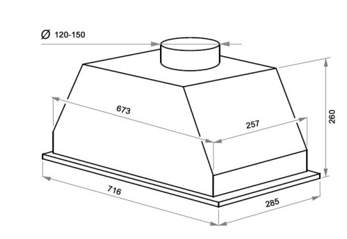 Вытяжка MAUNFELD (Маунфилд) URANIA 74 IX