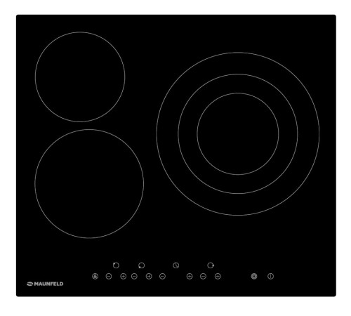 Электрическая варочная панель MAUNFELD (Маунфилд) EVCE.593.T-BK + ВИДЕО О ТОВАРЕ