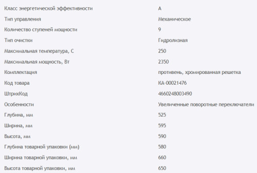 Электрический духовой шкаф HOMSair (ХОМСэйр) OES604BK2