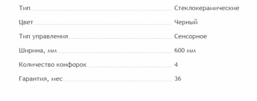 Электрическая варочная панель MAUNFELD (Маунфилд) MVSE59.4HL-BK