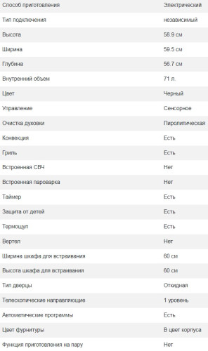 Электрический духовой шкаф AEG (АЕГ) BPE742380B