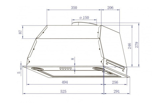 Вытяжка EXITEQ (Экзитек) EX-1176