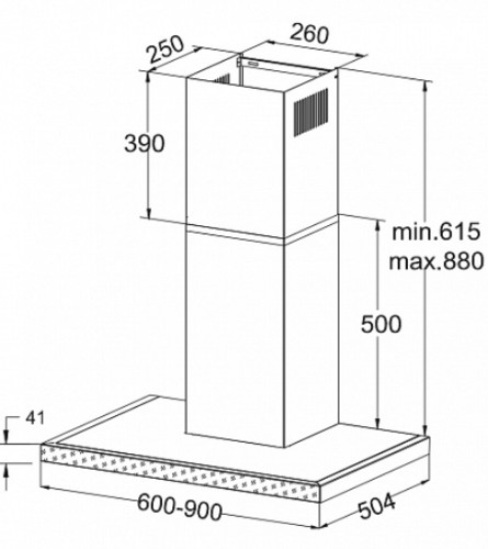 Вытяжка Korting (Кёртинг) KHC 6989 GN