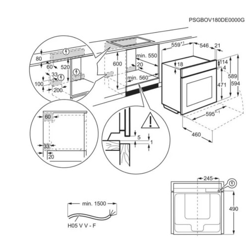 Электрический духовой шкаф AEG (АЕГ) BPE742380B