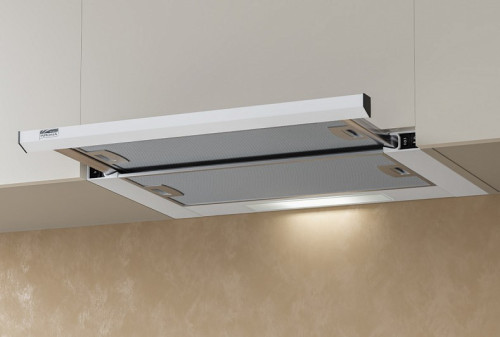 Встраиваемая вытяжка Krona (Крона) Kamilla slim 600 white (2 мотора)