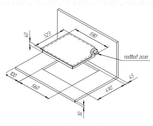 Газовая варочная панель Kuppersberg (Купперсберг) TS 63 X