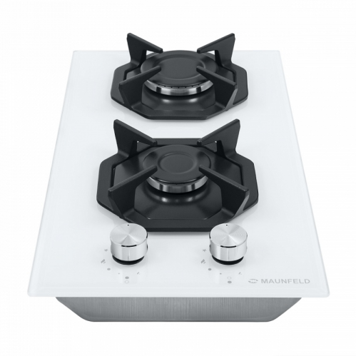 Газовая варочная панель MAUNFELD (Маунфилд) EGHG.32.2CW/G белый + ВИДЕО О ТОВАРЕ