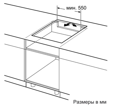 Индукционная варочная панель Bosch (Бош) PUF611FC5E