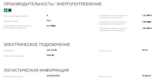 Электрический духовой шкаф Smeg (Смег) SF700BS