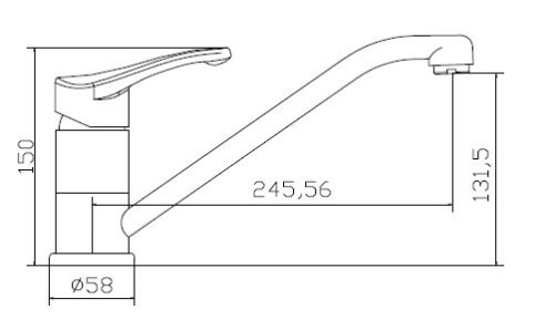 Смеситель Seaman Eco Venice SSN-1376