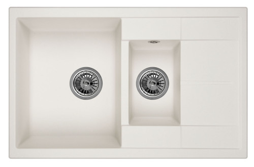Кухонная мойка Granula (Гранула) GR-7802 wh, арктик