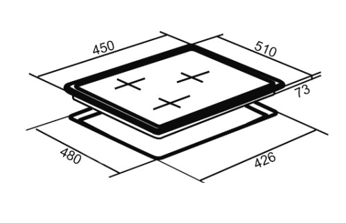 Комбинированная варочная панель ORE (Оре) IA45