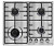 Газовая варочная панель MAUNFELD (Маунфилд) EGHS.64.3STS-ES