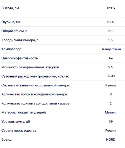 Холодильник NORDFROST (Нордфрост) NRT 143 032