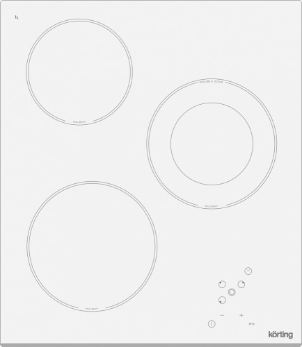 Korting (Кёртинг) HK 42031 BW - электрическая варочная панель