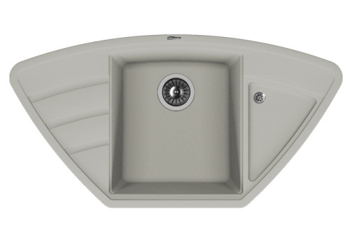 Кухонная мойка Florentina (Флорентина) Липси 980С, грей