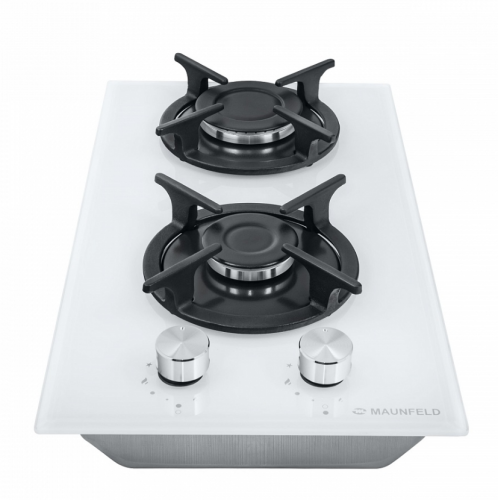 Газовая варочная панель MAUNFELD (Маунфилд) EGHG.32.1CW/G белый + ВИДЕО О ТОВАРЕ
