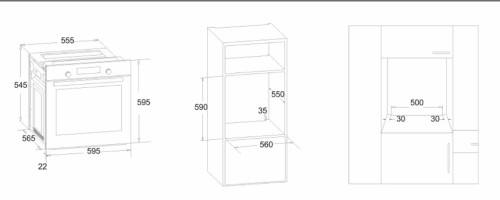 Электрический духовой шкаф Simfer (Симфер) B6EL77017