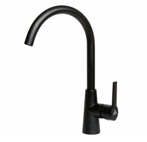 Смеситель для кухни Paulmark (Паульмарк) Holstein Ho212065-418, чёрный металлик